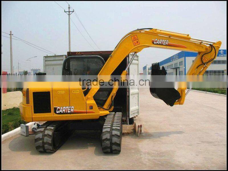 6 Ton China Made Brand New Small Excavator with Steel Crawler, CE / ISO Certificate, CT65-8A , CT65-8B
