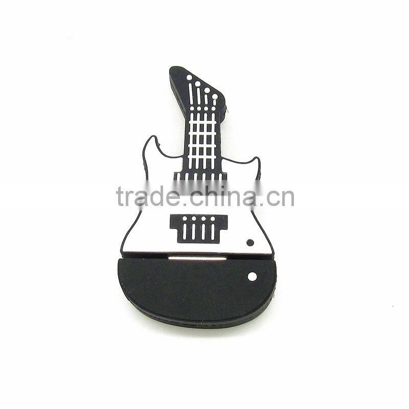 2016 new Promotion Fashion musical instrument usb Flash Drive cartoon Guitar Memory Stick 8GB 16GB 32GB Flash disk Pen Drive