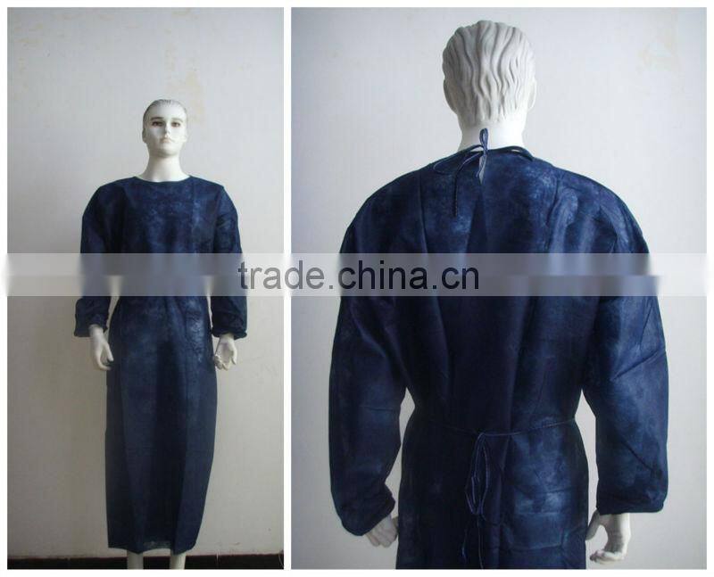 Medical and surgical nursing dress gown,nurse gown