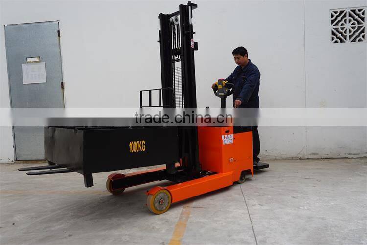 New Warehouse Handling Equipments Mast Reach Battery Stacker Prices