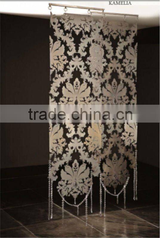 LASER CUT METAL SCREEN FOR DECORATION OF EXTERIOR AND INTERIOR
