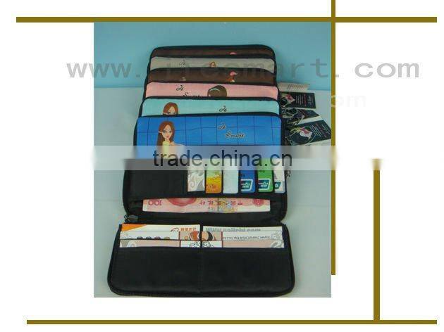JSMART long wallet shopping girl sublimation printing
