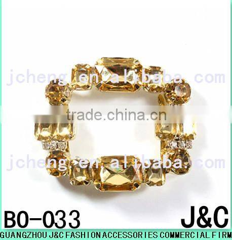 2016 round shape shoe crystal stone shoe ornament shoe buckle shoe trim
