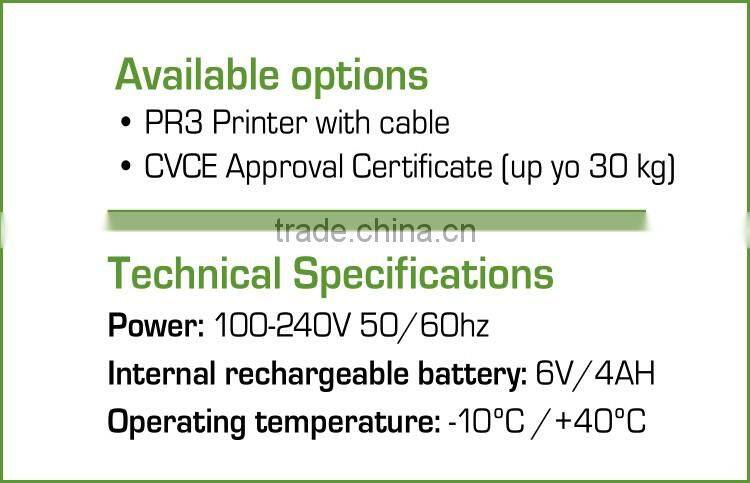 30KG S4N-30K Desk Top Type Electronics Weighing Scales , List Scale Industries