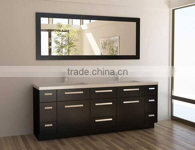 Modern MFC board 12 inch deep bathroom vanity