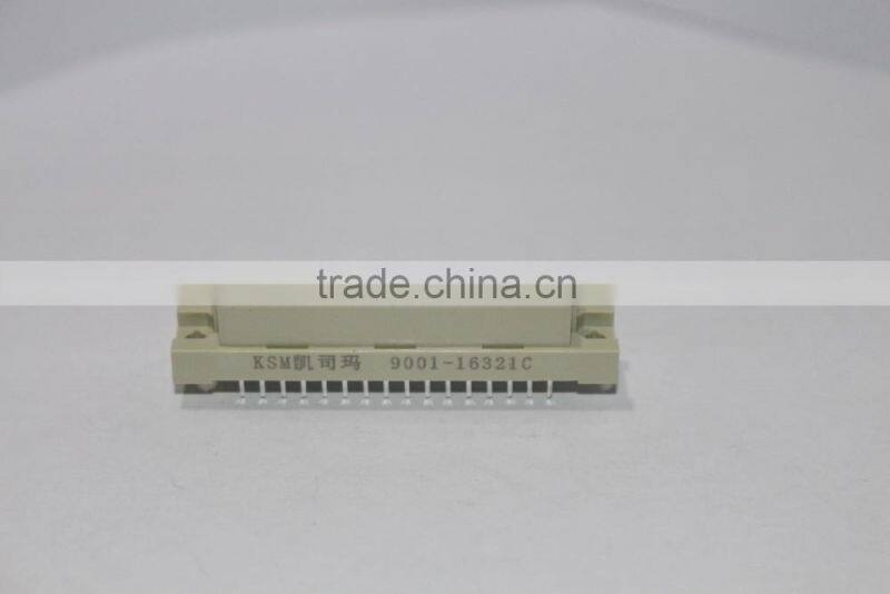 Row 2 Stright 32pin Din 41612 Euro connector female 2.54mm