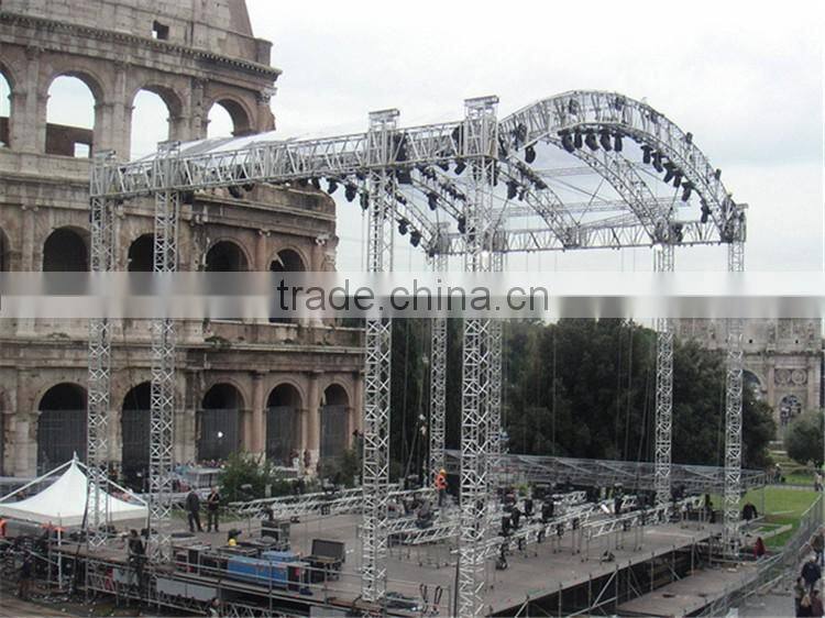 Quick and easy set up speed 0.5-4.0m height concert truss