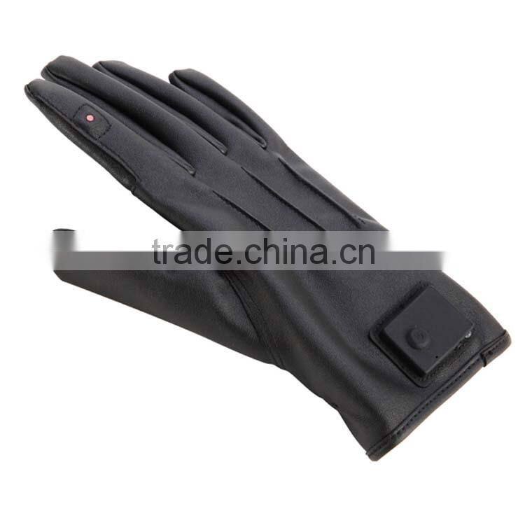 New arrival! Leather Hello Bluetooth Talking Gloves Top Selling