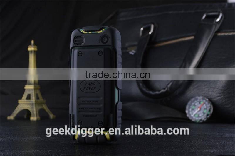 XP3300 Green Unlocked Phone Quad Band with 12000mAh Battery / FM / MP3 / Dual SIM / Flashlight Functions