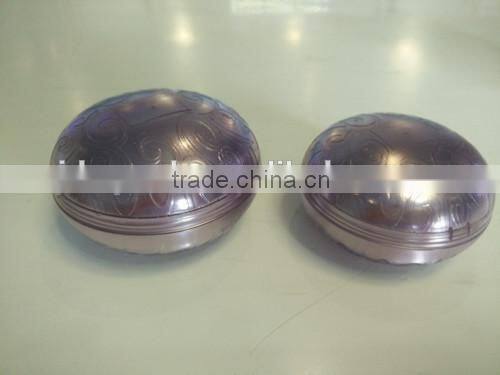 Ball shaped acrylic cream jar, cosmetic packaging JS-O02