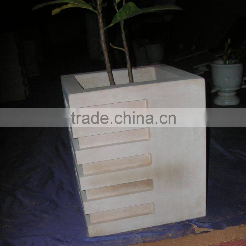 natural antique flowerpot stone flower pots ornamental