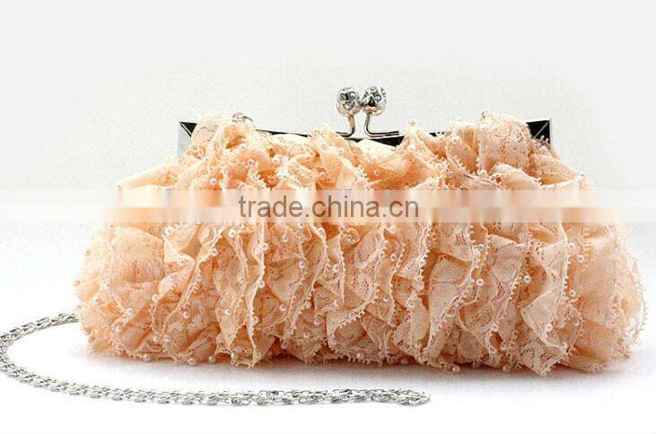 Elegant Fashion party bag lace evening bags lady handbags