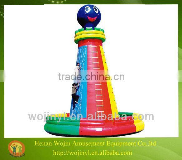 high quality PVC inflatable climbing jungle/inflatable climbing wall