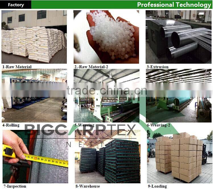 HDPE agriculture sun shade netting