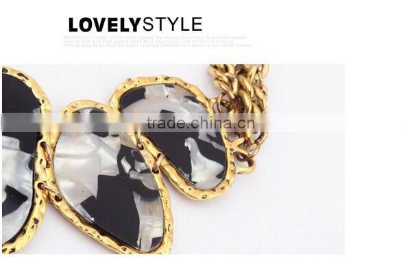Multicolor Stones Choker Collar Vintage Pendant Statement Necklace Women Necklaces & Pendants Fashion Necklaces for Women 2014