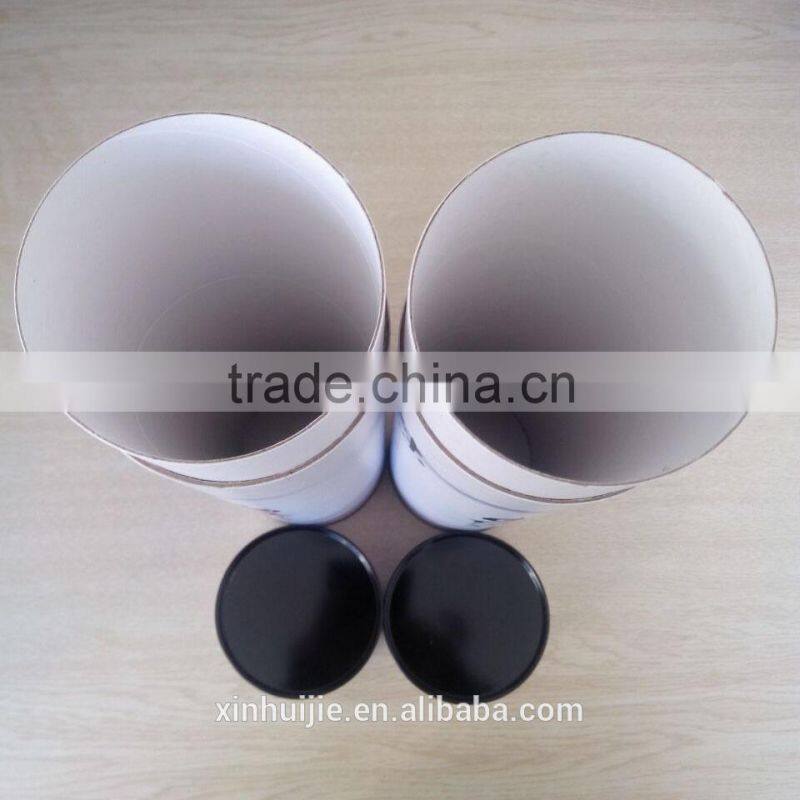 Red wine packaging paper cans, bottles of wine round packaging carton