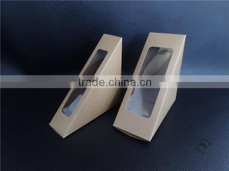Brown kraft paper sandwich box