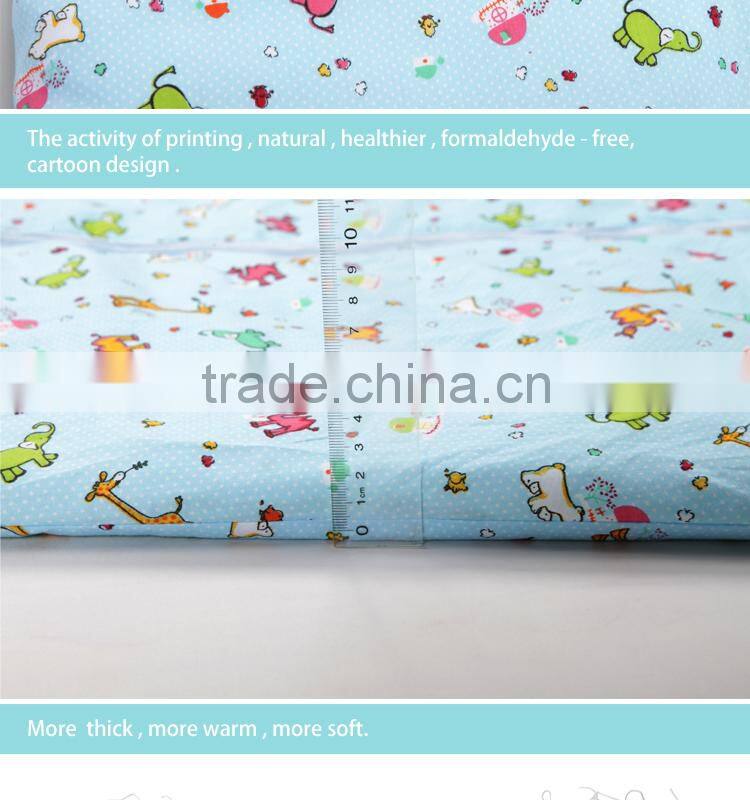 Infant kids anti kicking quilt sleeping bag for four seasons detachable fillings blue style