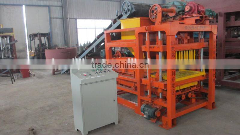 QT4-23 automatic cement block moulding machine/hollow concrete block machine