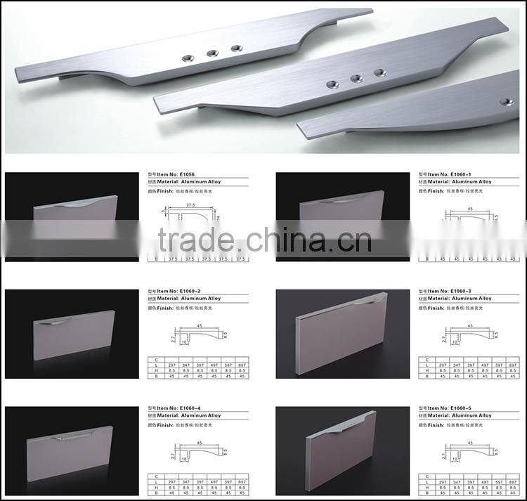 Aluminum kitchen cabinet profile door handle in high quality for kitchen