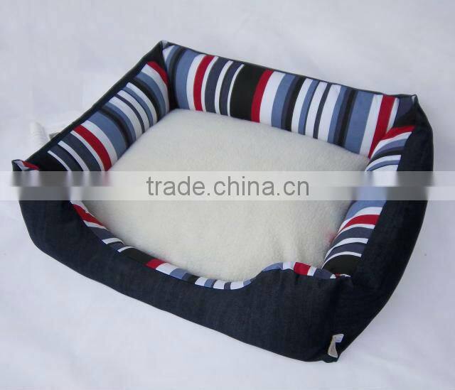Denim stripes canvas Size XL Pretty dog beds