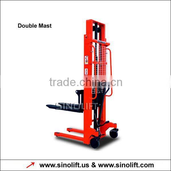 Hot! Sinolift CTY Single or Duplex Mast Manual Hydraulic Stacker