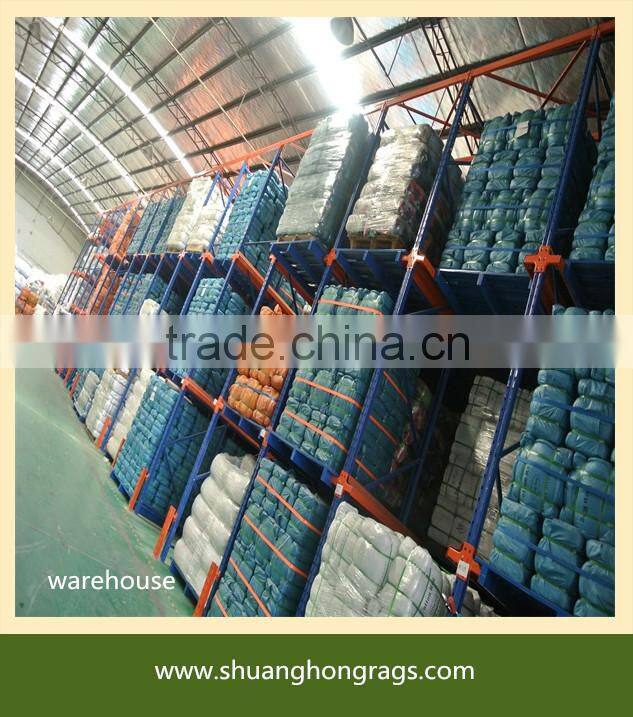 100% cotton spilicing bleached white wiping oil rags