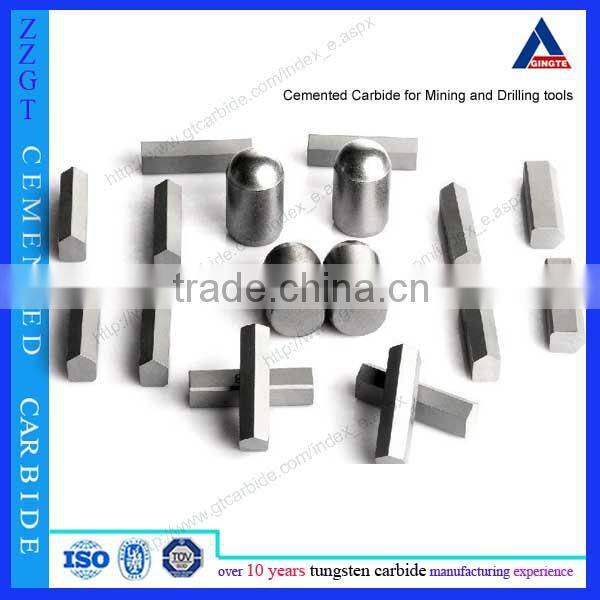 Hard Metals Carbide inserts Parabolic buttons for Mining drill bits