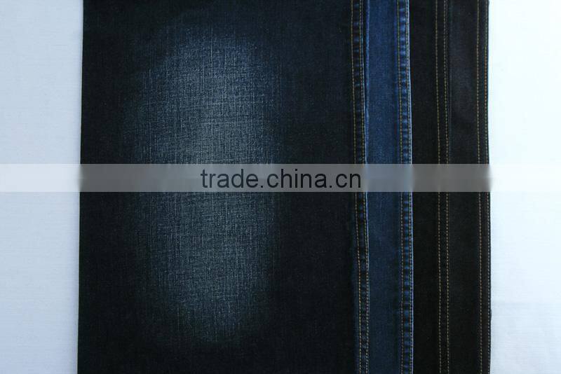 12.4oz Yarn Dyed Dark Indigo Woven Technics T/C Slub Denim Fabric