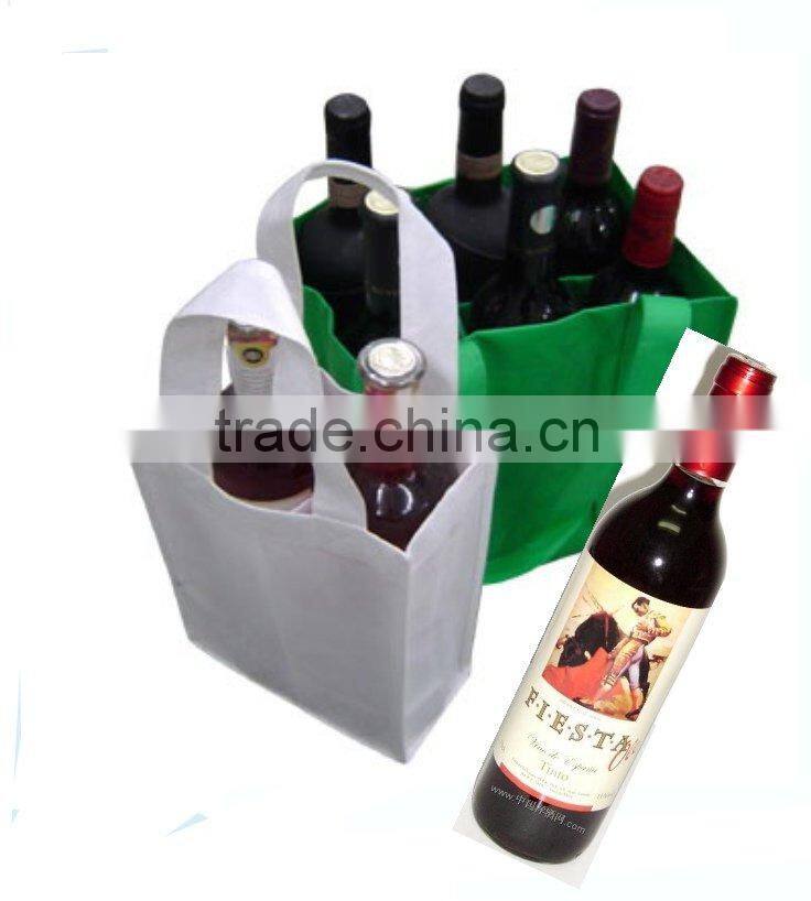 Promotional women genuin leather red wine bag