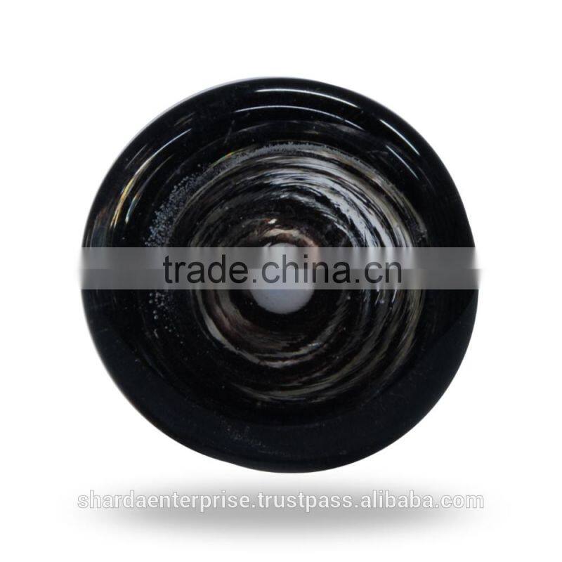 Cut Glass Purple Color Knob