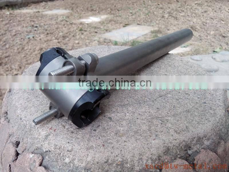 XACD customize titanium bike parts made titanium seat post factory direct sale 27.2mm Ti seat post