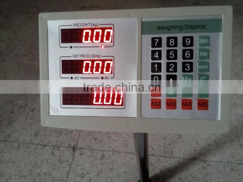 100kg 300kg 500kg digital tcs electronic platform scale OEM ODM
