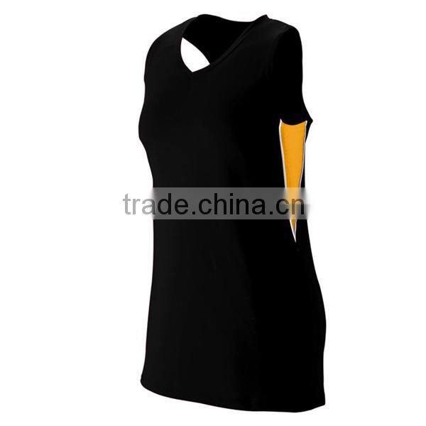 hot sale women sleeveless acid green beach volleyball jerseys