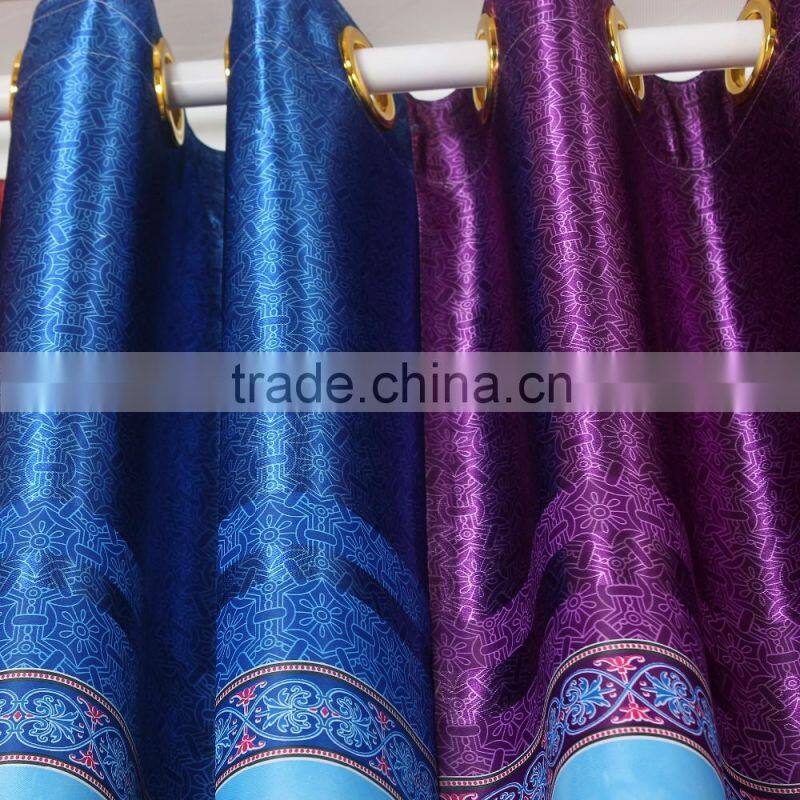 2016 hot selling, flower printed blackout fabrics/marvel fabric