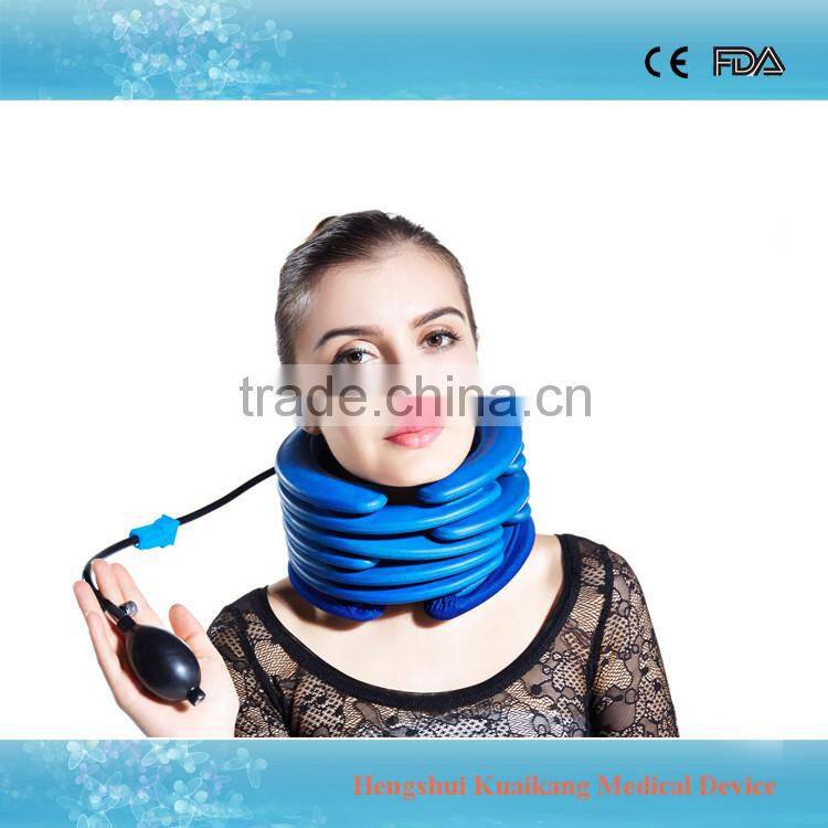 Universal rubber neck collar inflatable cervical traction adjustable soft cervical collar
