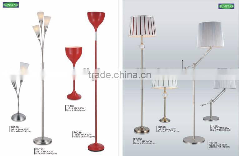 China Manufacturer Metal Decoration Hotel Table Lamp /Floor lamp