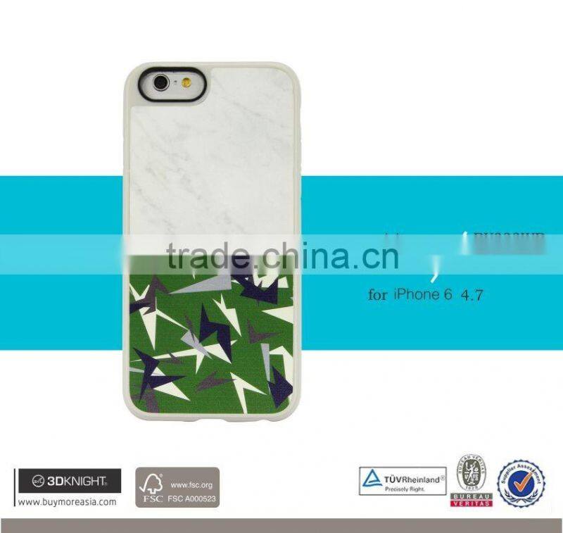 2016 unique Stone painting pattern 3D cell phone case for iphone 6 4.7" with factory price genuine marble covers