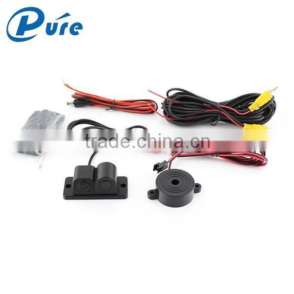 2 in 1 Car Parking Sensor 170 Lens Angle Reverse Camera with One Sensor