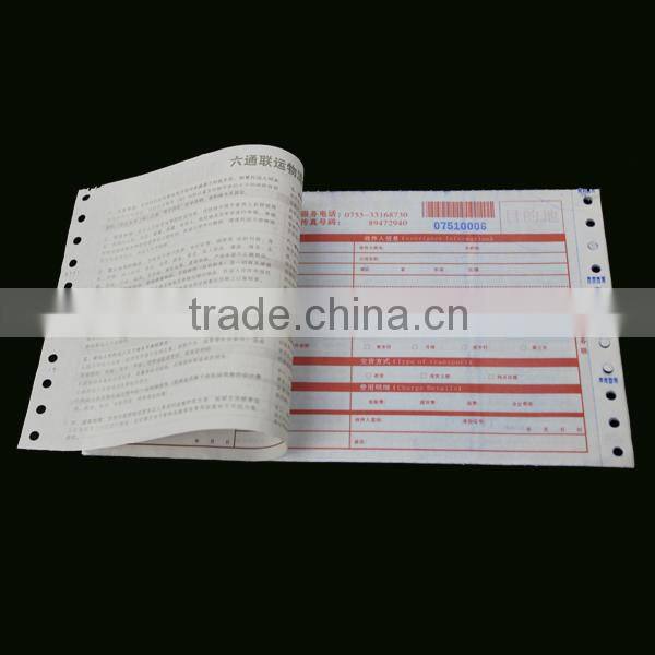 Custom NCR Express Logistic Courier Waybill Paper Printing Services In China