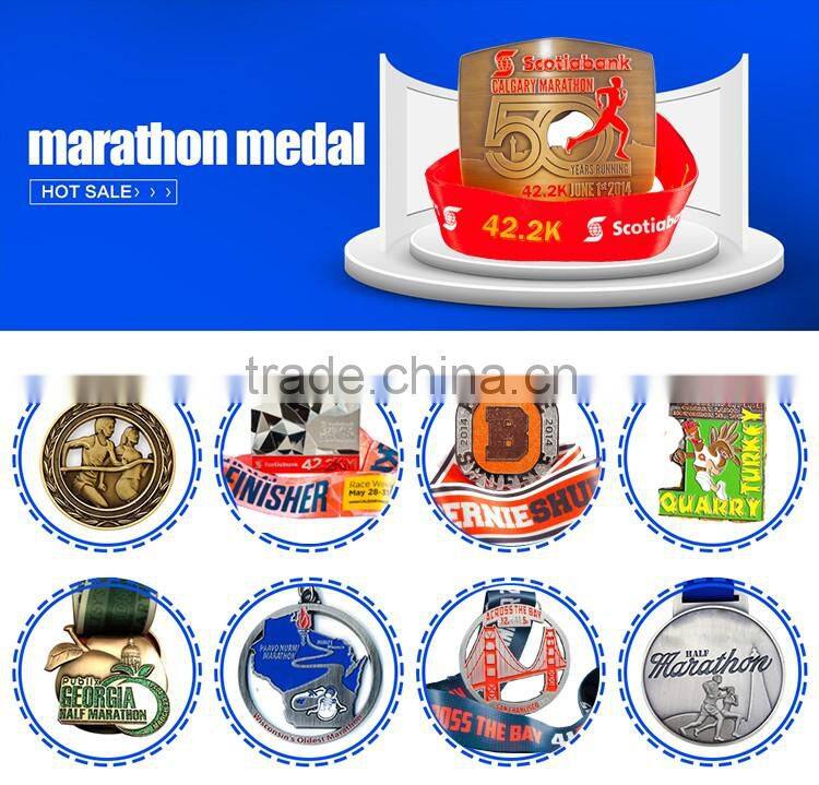 US blank medal chinese wholesale medals with antique copper antique bronze and soft enamel