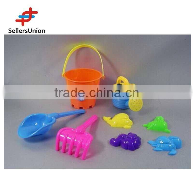 summer plastic sand play set beach toys 8pcs pass EN71