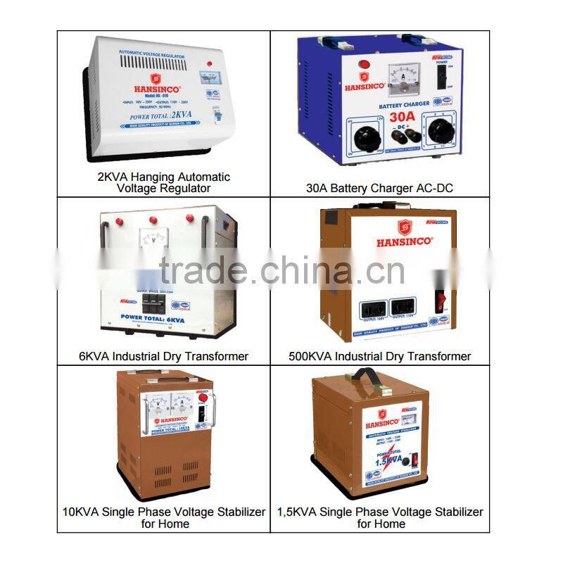 Hansinco Industrial Dry Transformers New 2038 B.A - 150KVA ( Input: 380V, Output: 220V, 200V)