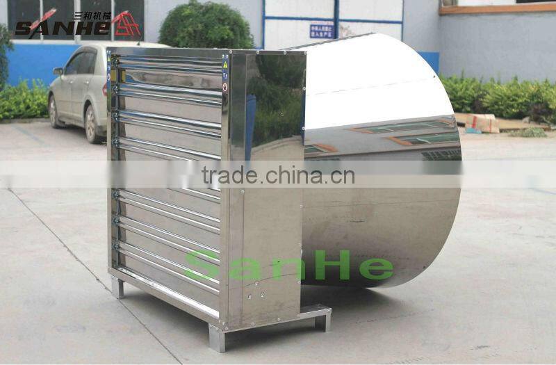 Poultry ventilation cone fan with SS frame