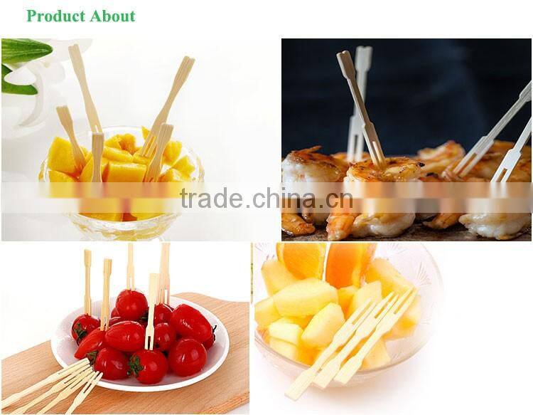 Agriculture organic bamboo fruit fork new premium