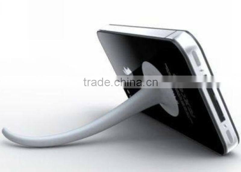 Tail style silicone cell phone holder wholesale