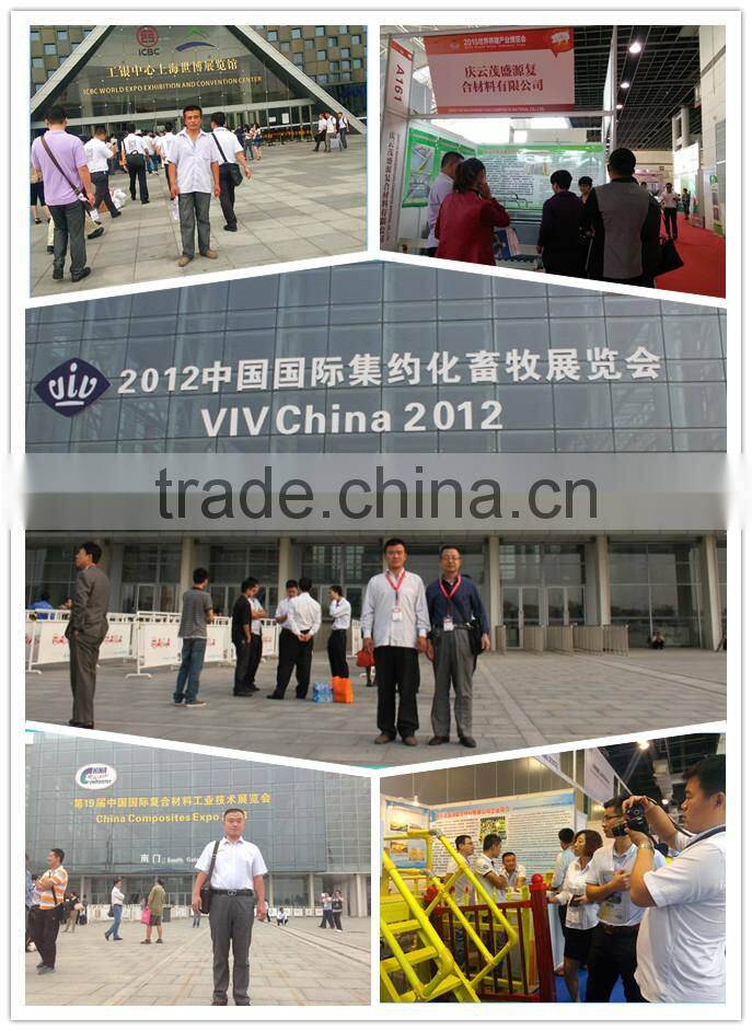 Fiberglass frp rail fence for farm/garden fence/park fence