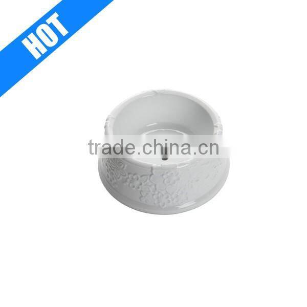 Hot Sale White Ceramic Porcelain Pet Dish Factory Supply