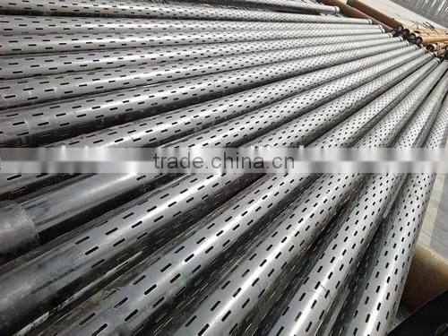 API slotted liner, stainless steel sieve pipe for oil and gas drilling