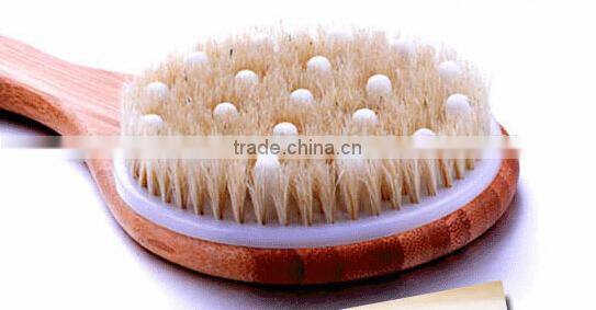 Bamboo Collection Massager Bath Brush